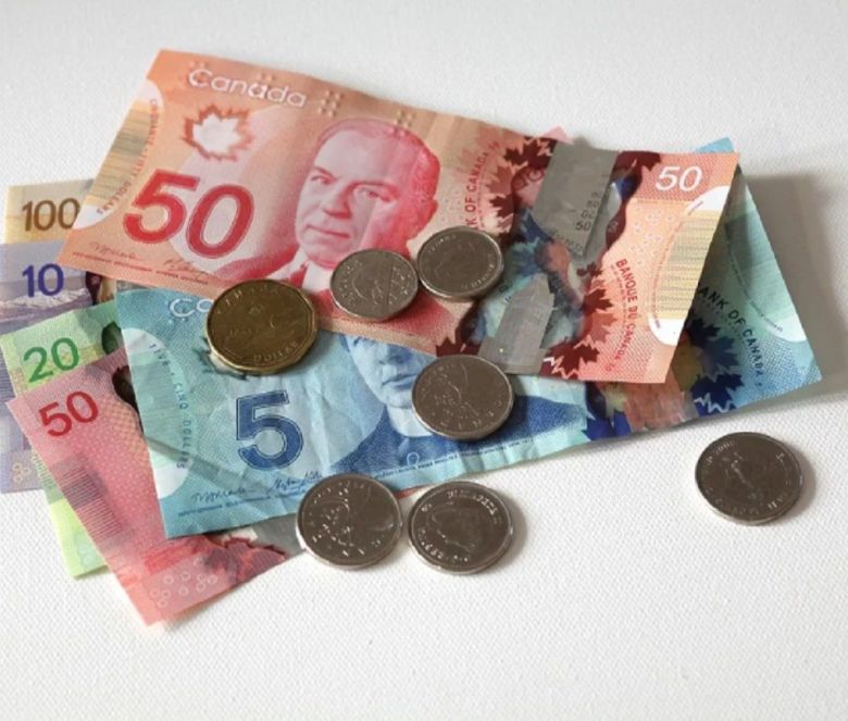 Canadian currency money