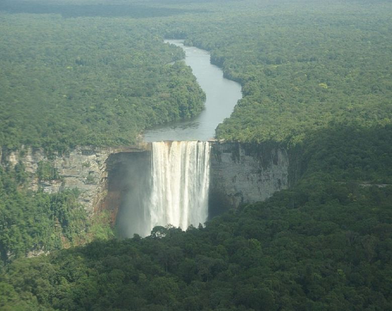 guyana waterfall