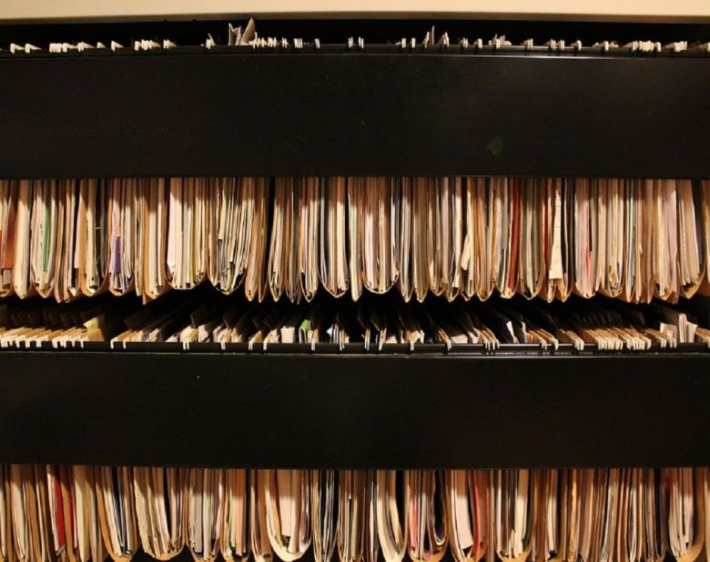 records files file cabinet folders