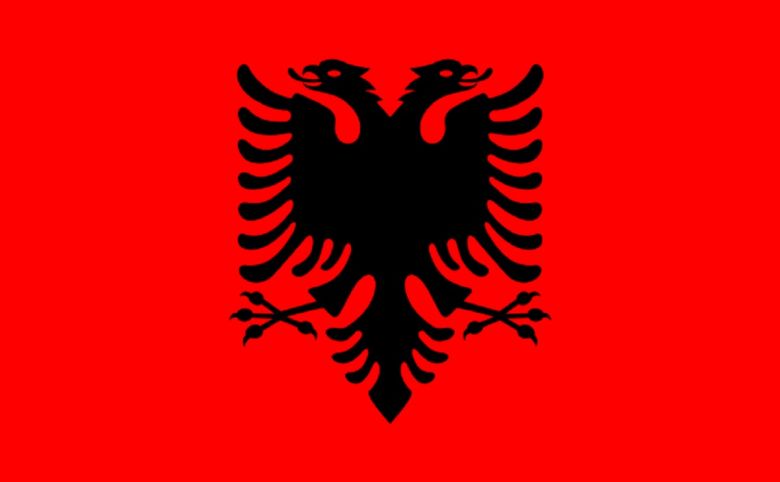 republic of albania flag